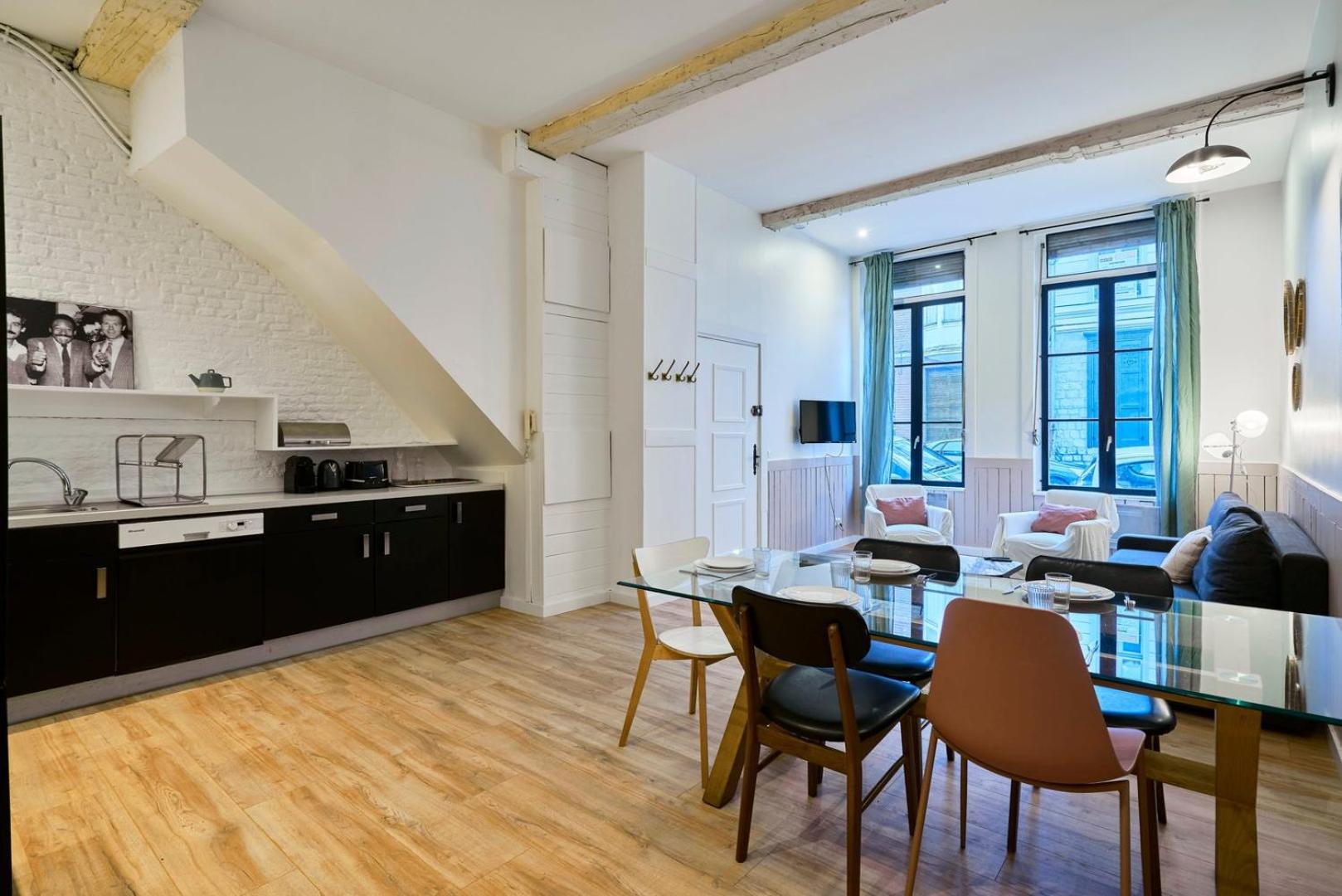 Apartment Old Lille: Charming Renovated Lille