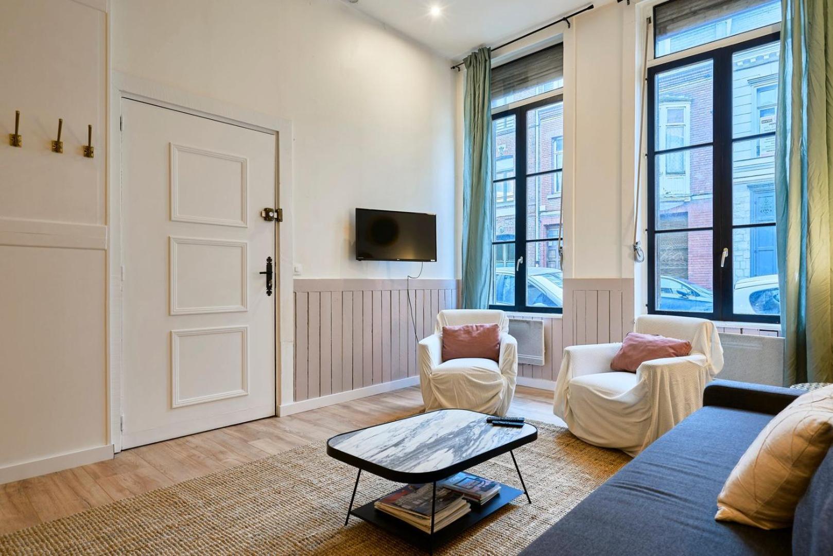 Old Lille: Charming Renovated Appartement Rijsel
